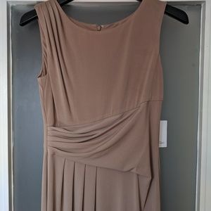 Calvin Klein Long Formal Dress - Taupe